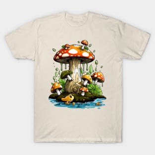 Mosscore Mystique - Mushroom Elixir T-Shirt